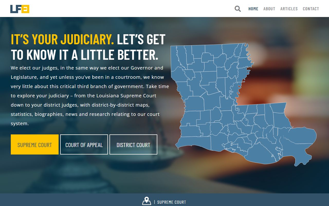 St. Landry Parish court records Louisiana Judiciary court map