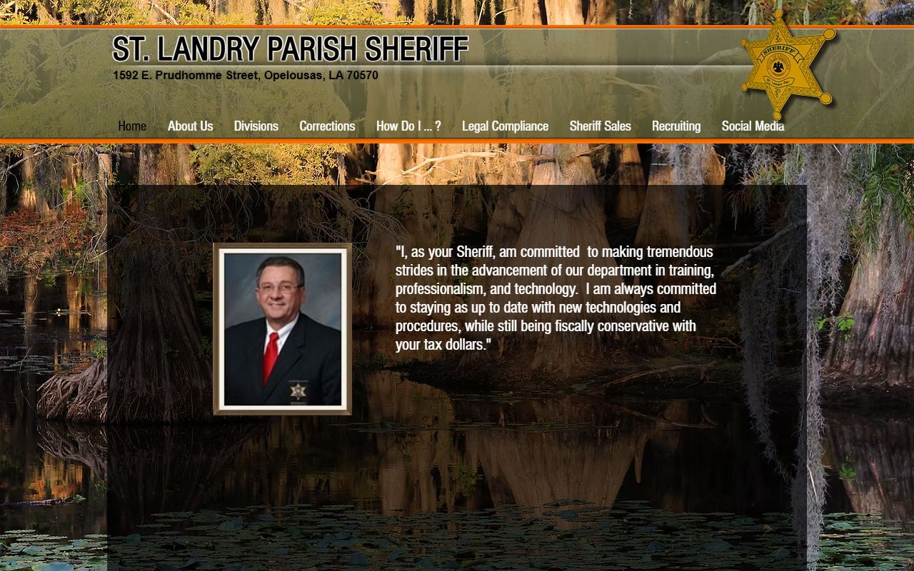 St. Landry Parish warrant records sheriff homepage
